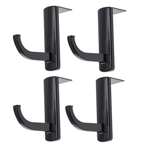 Uonlytech 4pcs Headphone Wall Clip Headphones Stand Headphone Hanger Hook Headphone Rack Headphone Hanger Mount Under Desk Headphone Hanger Headphone Storage Hook Under The Table Dedicated