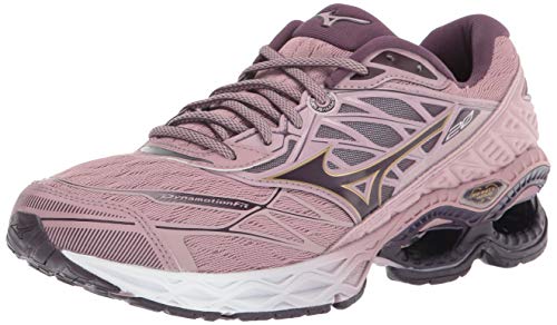 Mizuno Women's Wave Creation 20, Woodrose-Plum Perfect, 10