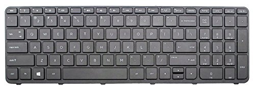 New US Layout Laptop Keyboard With Frame For HP Pavilion 15-n207cl 15-n210dx 15-n212nr 15-n213ca 15-n213nr 15-n214nr 15-n215nr 15-n216us 15-n217nr 15-n218nr 15-n219nr 15-n220ca 15-n220nr 15-n221nr 15-n222nr 15-n223nr 15-n225nr 15-n226nr 15-n227nr 15-n228nr 15-n228us Black Notebook