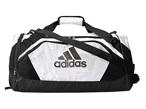 adidas Team Issue 2 Medium Duffel Bag White, One Size