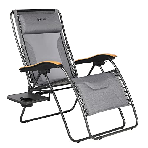 PORTAL Zero Gravity Chair, Oversized, Grey-1 Pack
