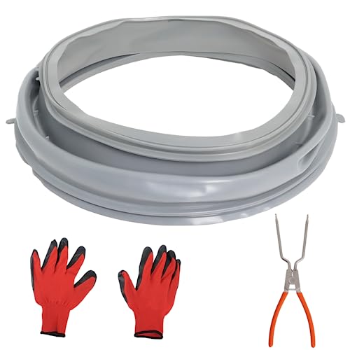 WPW10381562 W10290499 Door Boot Seal Compatible with Whirlpool Amana Lnglis Maytag Washer, Front Load Washer Door Gasket Seal Fit WFW9050XW00 WFW9150WW00 WFW9150WW01 WFW9250WW01 W10381562 W10300559