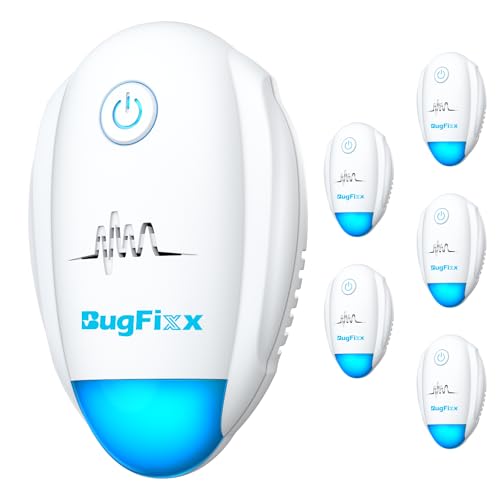 2024 Upgraded Ultrasonic Pest Repeller, Indoor Pest Repellent 6 Packs, Electronic Plug in Pest Control for Bugs,Mosquito,Roach, Ant, Rodent, Mouse, Spider Repellent for House, Warehouse, Garage