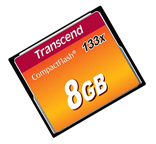 Transcend 8GB CompactFlash Memory Card 133x (TS8GCF133)