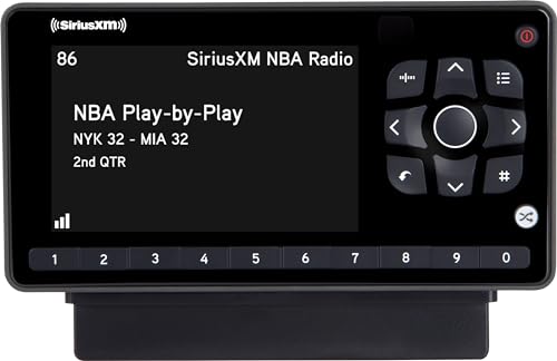 SiriusXM SXEZR1V1 Onyx EZR Satellite Radio with Vehicle Kit - Enjoy SiriusXM in Your Existing Car Stereo and Beyond with This Dock and Play Radio