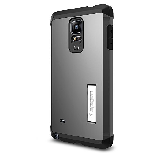 Spigen Tough Armor Designed for Samsung Galaxy Note 4 Case (2014) - Gunmetal