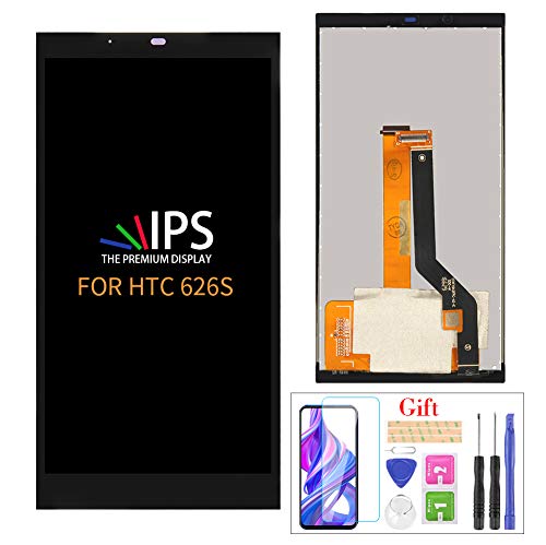 5.0' for HTC Desire 626S Screen Replacement 626 S OPM9110 LCD Display Parts Assembly Touch Sensor Digitizer Glass Lens Kit (Black No Frame)