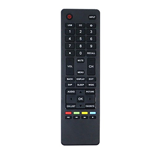 HTR-A18M Replaced Remote fit for Haier TV 32D3000 LE32M600M20 LE32F32200 LE24M600M80 LE24F33800 LE32M600M80 LE58F3281 LE39F32800 LE39M600M80 40D3500M 48D3500 LE48M600M80 LE50M600M80 55D3550 65D3550