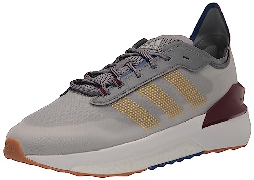 adidas Unisex Avryn Sneaker, Grey/Grey/Shadow Red, 4.5 US Men