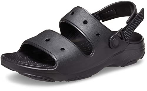 Crocs Unisex-Adult Classic All Terrain Sandals, Black, 12 Men/14 Women