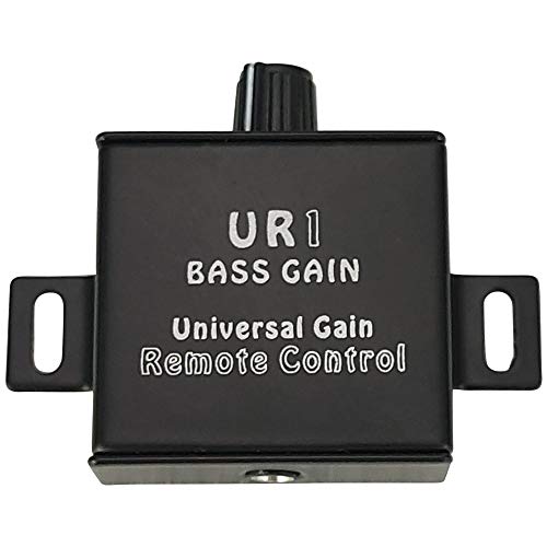 Massive Audio UR1 Amplifier Gain Control Knob. Adjustable Gain Amplifier Remote Level Controller for All Current Massive Audio Amplifiers - 0 to 12 dB Sub Amp Gain Control