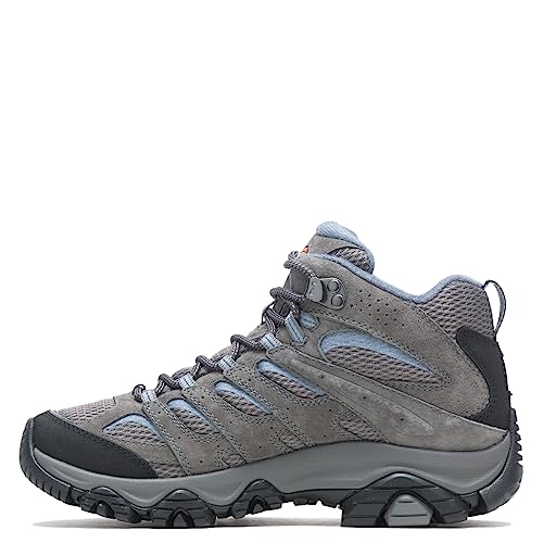 Merrell Women's Moab 3 Mid Waterproof Hiking Boot, Granite, 9