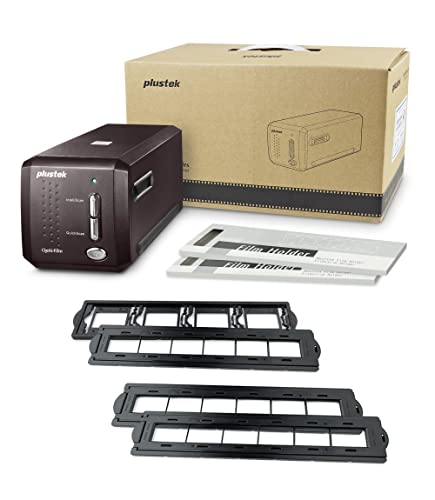 Plustek OpticFilm 8300i Ai Film & Slide Scanner Converter + 35mm Negative Film Holders kit