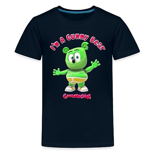 Spreadshirt Gummibär I'm A Gummy Bear Official Merch Kids' Premium T-Shirt, Youth S, deep Navy