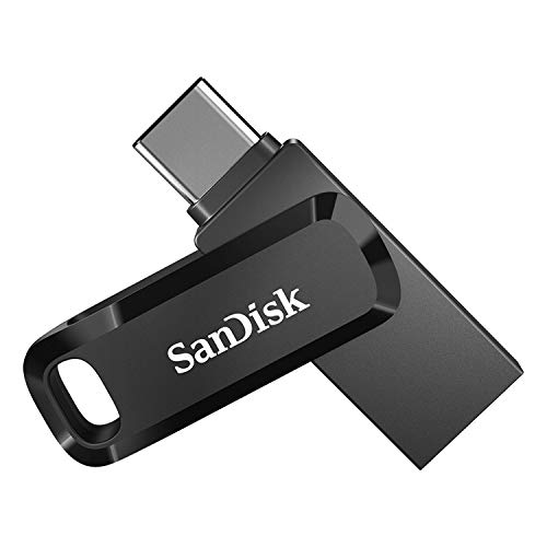 SanDisk 256GB Ultra Dual Drive Go USB Type-C Flash Drive, Black - SDDDC3-256G-G46