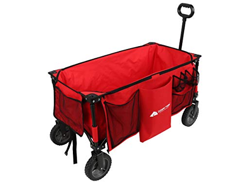 Ozark-Trail Folding Wagon, Red