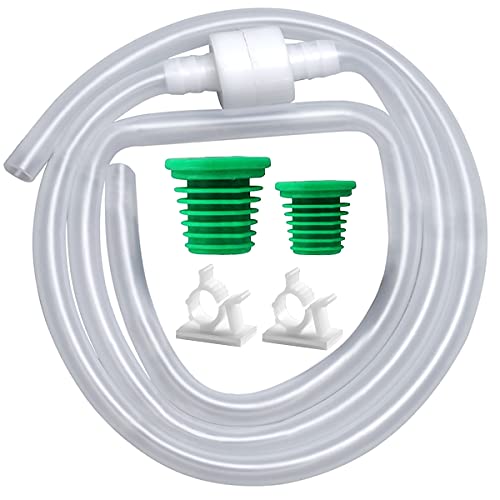 Soap Dispenser Extension Tube Kit with Check Valve, 47' Under Counter Soap Dispenser Tube for Kitchen Sink, Fit Most Soap Containers, Powerful Suction, Never Fill The Little Bottle Again SonTiy