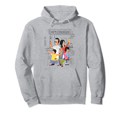 Bob's Burgers Belcher Hero Pose Pullover Hoodie