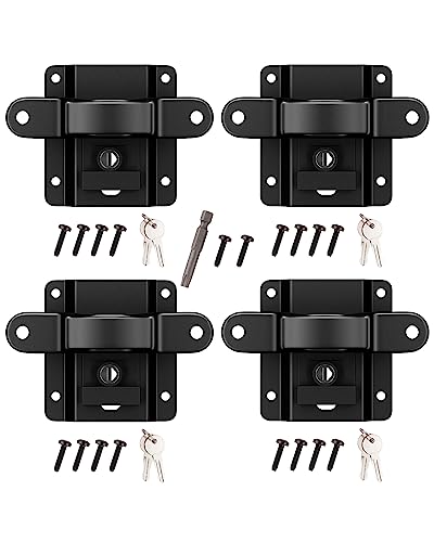 Forccord Custom Fit for Tie Down Anchors Ford F150 F250 F350 & Raptor 2022 2021-2015 Truck Bed Tie Downs Car Accessories Replace# FL3Z-99000A64-B FL3Z-9928408-AB Bed Tie Downs for Truck-4 Pack