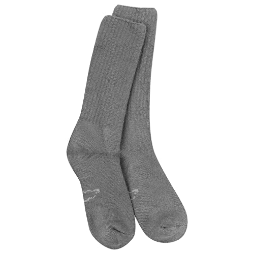 World's Softest Classic Crew Sock,Grey,Women's 5.5-8.5/Men's 5-8