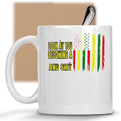 Wow Look At You Becoming a Massage Therapist and Shit, Funny, Massage Therapist Related Gifts, Year Gifts, Gifts for Massage Therapist, Gifts for Massage Therapist 11 oz Ceramic Coffee Mug