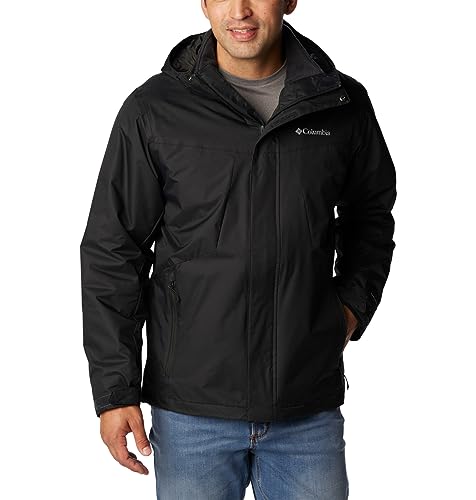 Columbia Men's Tunnel Falls Interchange Jacket, Black, Medium