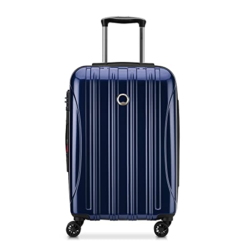 DELSEY Paris Helium Aero Hardside Expandable Luggage with Spinner Wheels, Blue Cobalt, Carry-On 21 Inch
