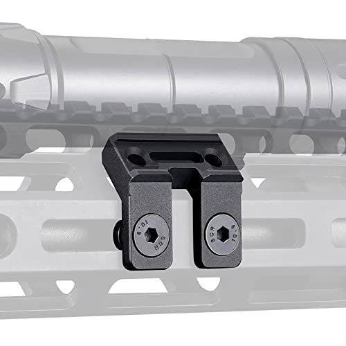 CVLIFE M-Rail Mount for Tactical Flashlight, 45 Degree Compatible with Streamlight Protac Series/Surefire M300/M600 Series