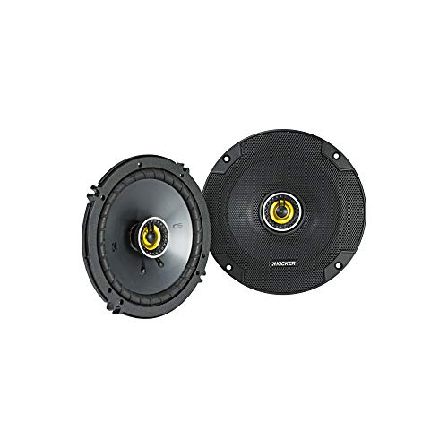 KICKER 46CSC654 CS-Series CSC65 6.5-Inch (160mm) Coaxial Speakers, 4-Ohm (Pair)