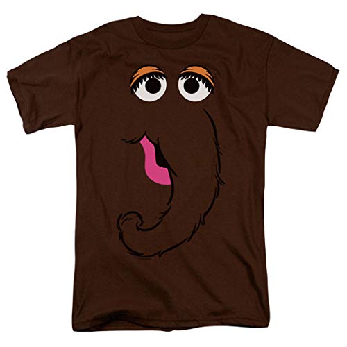Sesame Street Snuffleupagus Face T Shirt & Stickers (X-Large)