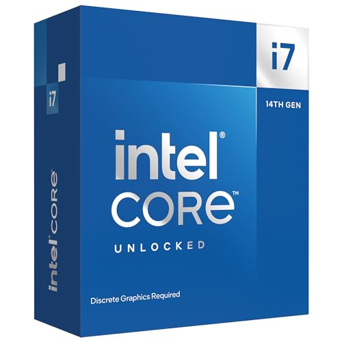 Intel Core i7-14700KF New Gaming Desktop Processor 20 cores (8 P-cores + 12 E-cores) - Unlocked