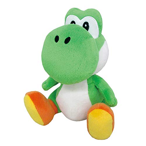 Little Buddy Super Mario All Star Collection 1416 Yoshi Stuffed Plush, 8',Multi-colored