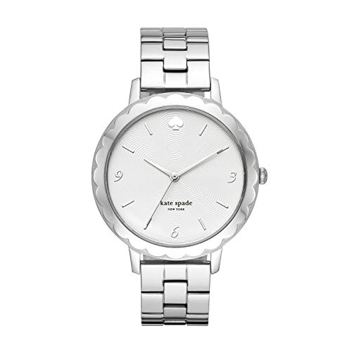 Kate Spade New York Women's Morningside Quartz Stainless Steel Three-Hand Watch, Color: Silver (Model: KSW1493)
