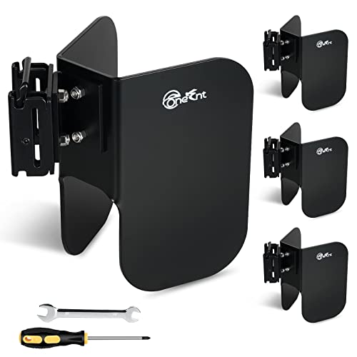 4 Pack E-Track Wheel Chock for E-Track/X-Track System |E track motorcycle wheel chocks for Dirt Bikes|E-Track Accessories for Enclosed Trailer E-track Wall Mount motorcycle Tire for Garages Trailers