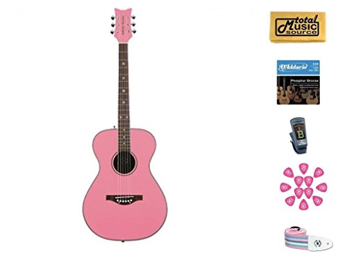 DAISY ROCK Pixie Acoustic Powder Pink Guitar/Gig Bag