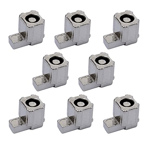 4 Pairs Left Right Slider Buckle Metal Lock Latch Bracket Controller Replacement Repair Part Tool Compatible with Nintendo Switch Joy-Con