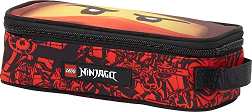 LEGO -GPL10052-2202 LEGO Ninjago Red Square Pencil Case, Colour (GPL Bags GPL10052-2202)
