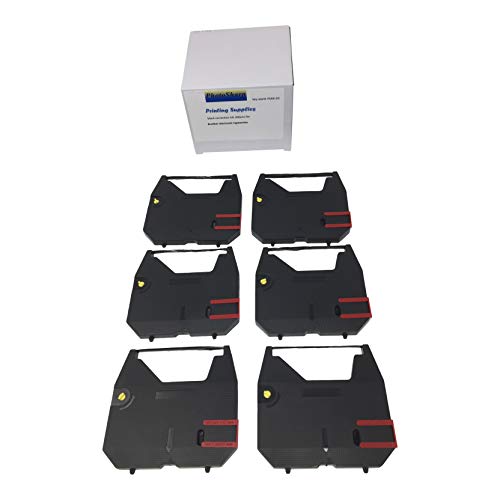 PhotoSharp 6 Compatible Black GX6750 GX6500 gx7000 gx7500 gx7750 gx800 Typewriter Cassette Correction Film Ink Ribbon Cartridge for Brother GX-6750/6500/7000/7500/7750/800 Dot Matrix Printer