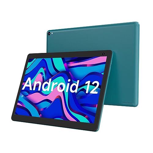COOPERS Tablet 10 inch, Android 12 Tablet, 32GB ROM 512GB Expand Computer Tablets, Quad Core Processor 6000mAh Battery, 1280x800 IPS Touch Screen, 2+8MP Dual HD Camera, Bluetooth WiFi Tablet PC