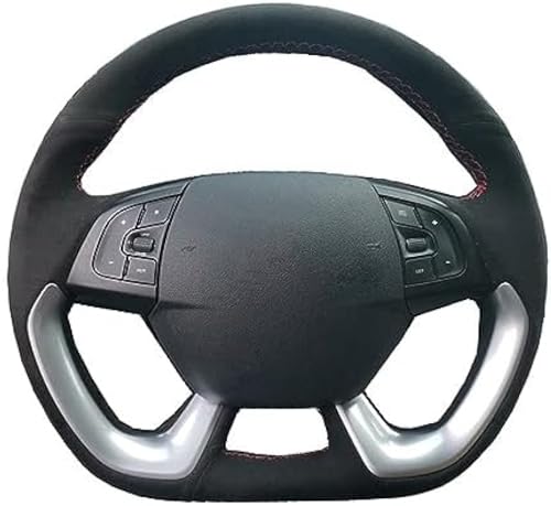 Car Steering Cover for C-itroen DS5 DS 5 for DS4S DS 4S Car Steering Wheel Cover Car Steering Wheel Sleeve,Blue