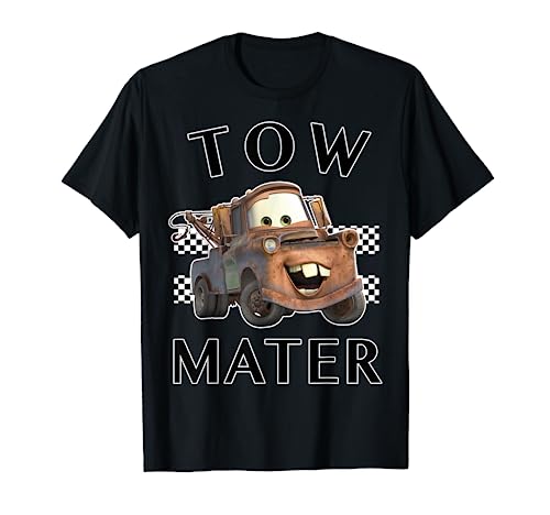Disney Pixar Cars Tow Mater Finish Graphic T-Shirt T-Shirt