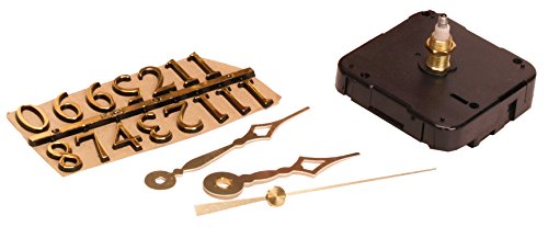 Walnut Hollow 3 Piece Clock Kit for 3/8-inch Surfaces, Use to Repair or Design your Own Clock