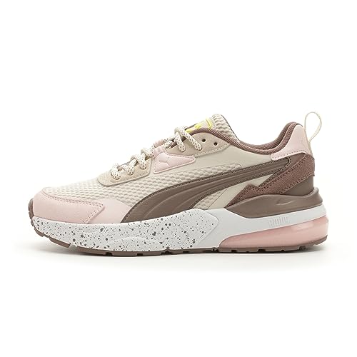 PUMA Women's VIS2K Sneaker, Alpine Snow-Dark Clove-Frosty Pink, 9