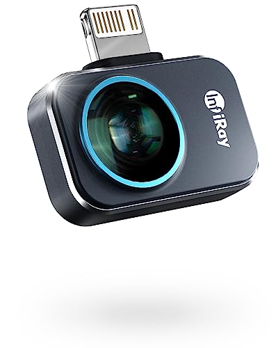 Thermal Camera for iPhone, InfiRay P2 Pro Thermal Imager with 256 x 192 IR High Resolution, Thermal Imaging Camera -4°F~1112°F Temperature Range Infrared IR Camera Thermal Imaging