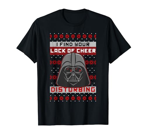 Star Wars Vader Lack Of Cheer Ugly Christmas Sweater T-Shirt T-Shirt