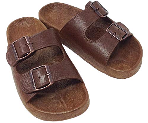 Pali Hawaii Jesus Buckle Sandal (10 D(M) US, Brown)