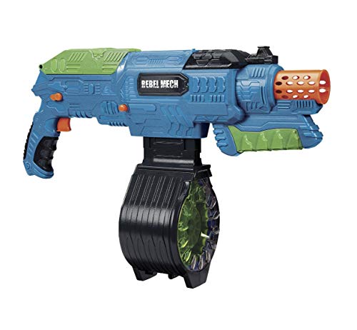Rebel MECH ADVENTURE FORCE 30 Darts, PISTOLA DE DARDOS Rebel MECH ADVENTURE FORCE CON 30 DARDOS.