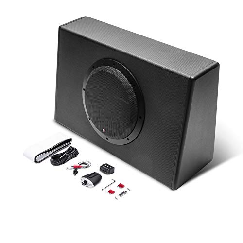 Rockford Fosgate Punch P300-10T Single 10' 300-Watt Amplified Truck Sealed Box Subwoofer - Black