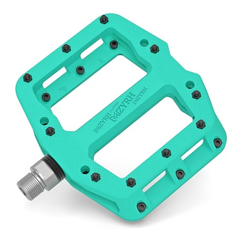 MZYRH Mountain Bike Pedal 9/16' 3 Sealed Bearings Lightweight Non-Slip Nylon Fiber Bicycle Platform Pedals for Road BMX MTB