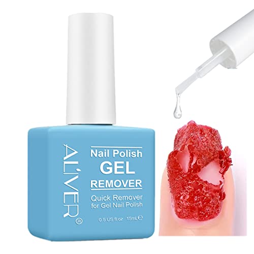 Gel Nail Polish Remover, Gel Remover For Nails, Quick Remove Gel Nail Polish, Professional Gel Nail Remover Remove Gel Polish In 3-5 Minutes Safely